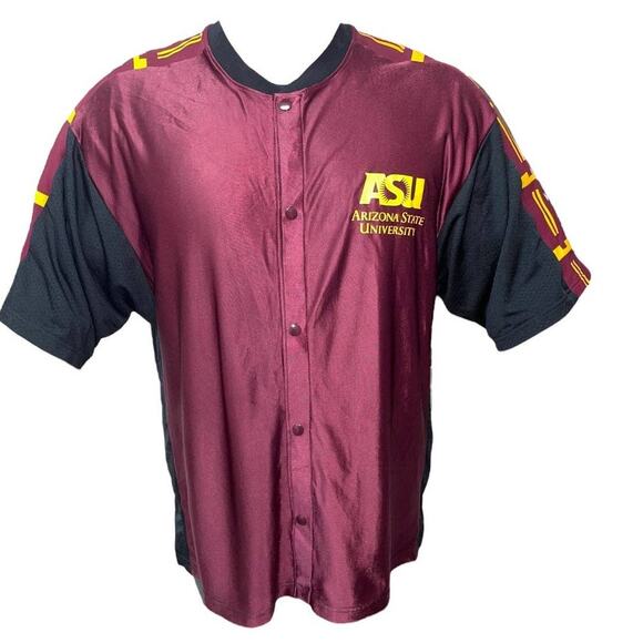 ASU, Arizona State Sun Devils Jersey, TEAM ISSUE, Warm up Jersey, Large - Picture 1 of 6